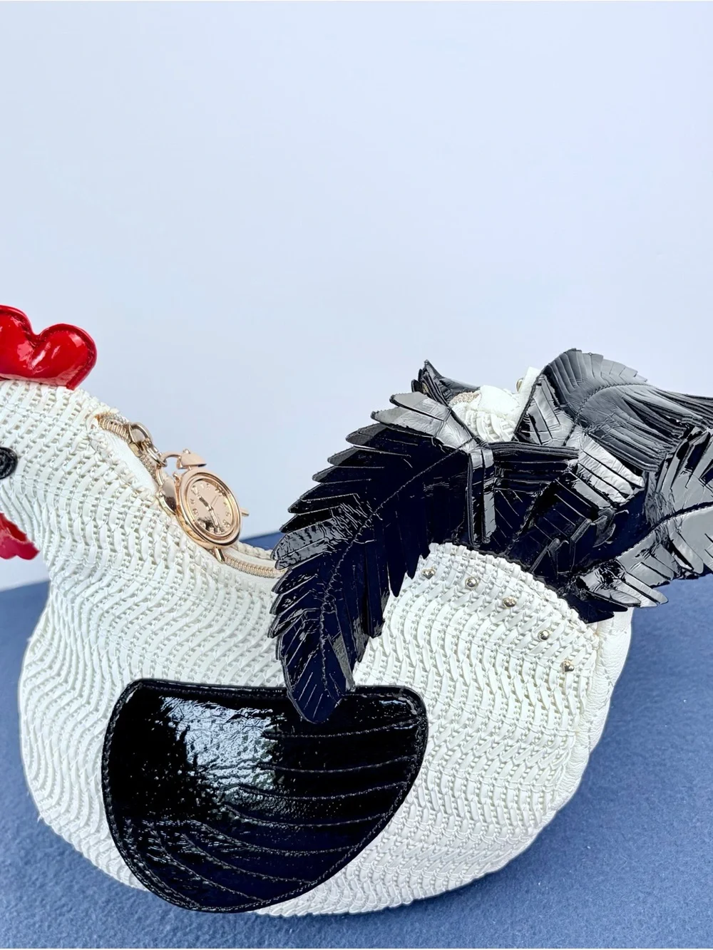 Betsey Johnson Collectors Grail Wing Man Rooster Bag 2017 limited release